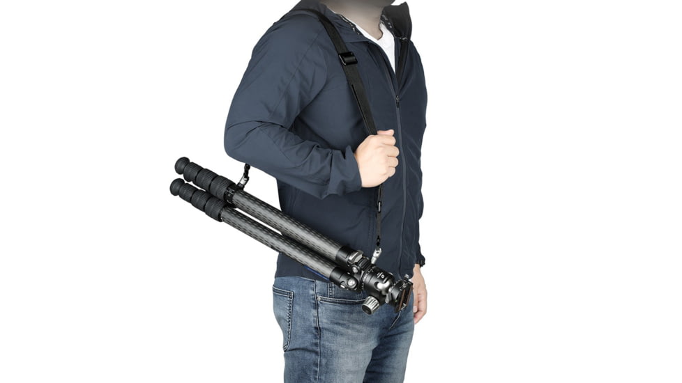 Leofoto Push Button Quick Detach Modular Tripod Strap - Strap-32LM, Black, Strap-32LM