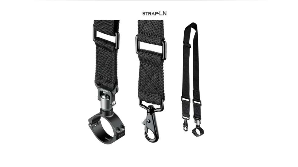 Leofoto 36LN Push Button Quick Detach Modular Tripod Strap, Black, Strap-36LN