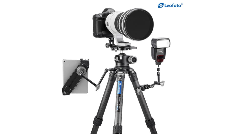 Leofoto AM-3 Kit Versa Magic Arm w/ Anti-Twist Adapter, 3/8th Mounting Screws, Black, AM-3-KIT