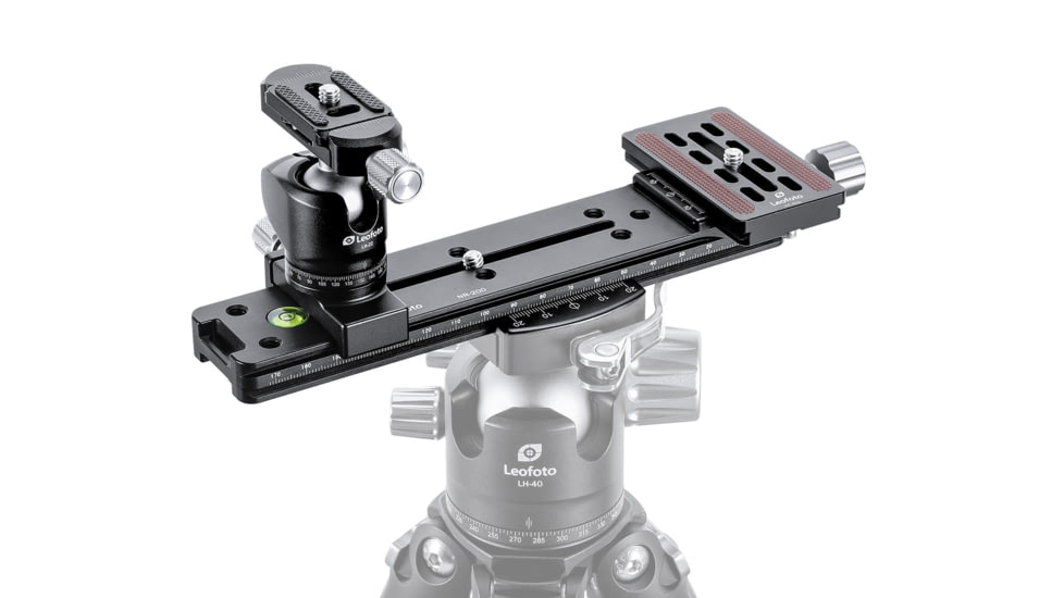 Leofoto FDM-01 Binocular Rangefinder Rail Kit, 23 cm, Black, FDM-01