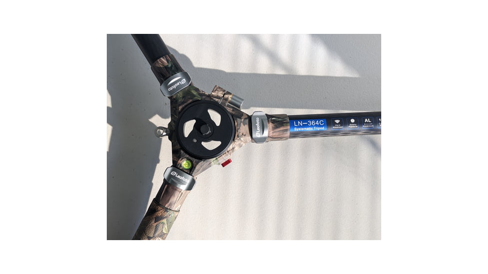 Leofoto LN-364C Heavy Duty Tripod w/ 75mm Video Bowl/Platform &amp; Bag, Camo, LN-364C-Camo