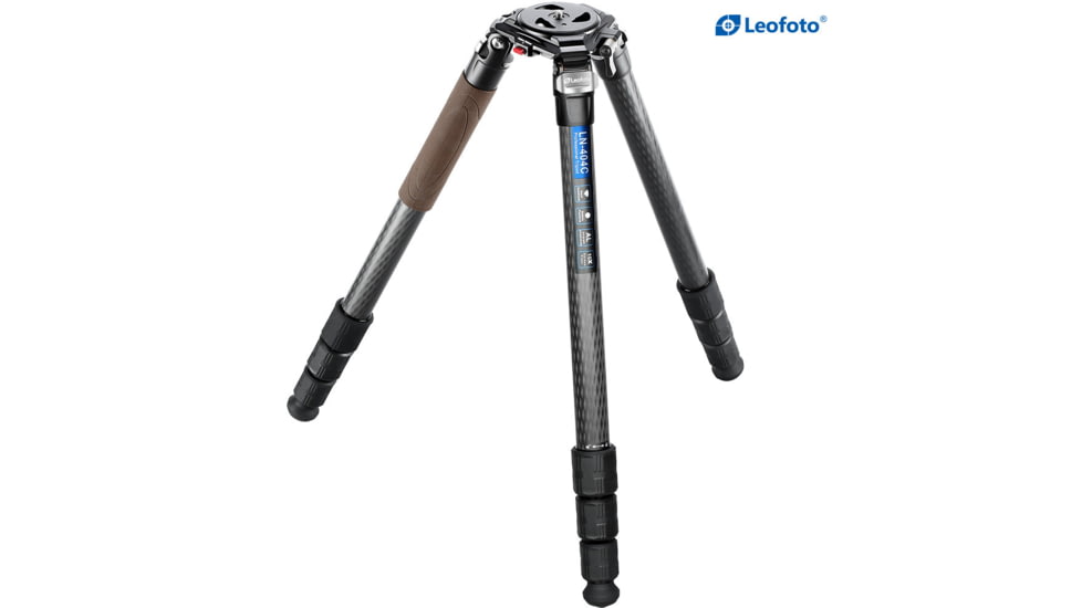 Leofoto LN-404C Heavy Duty Tripod w/ 100mm Bowl/Platform &amp; Bag, Black, LN-404C
