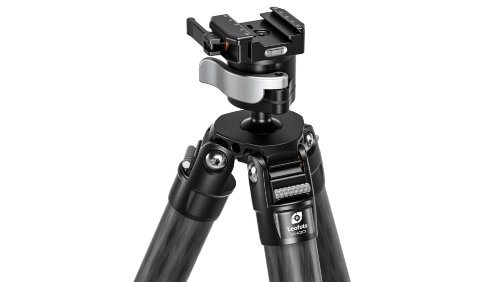 Leofoto SA-403CX/MA-40X Outdoors Tripod w/ Rapid Lock Ballhead, Black, SA-403CX+MA-40X