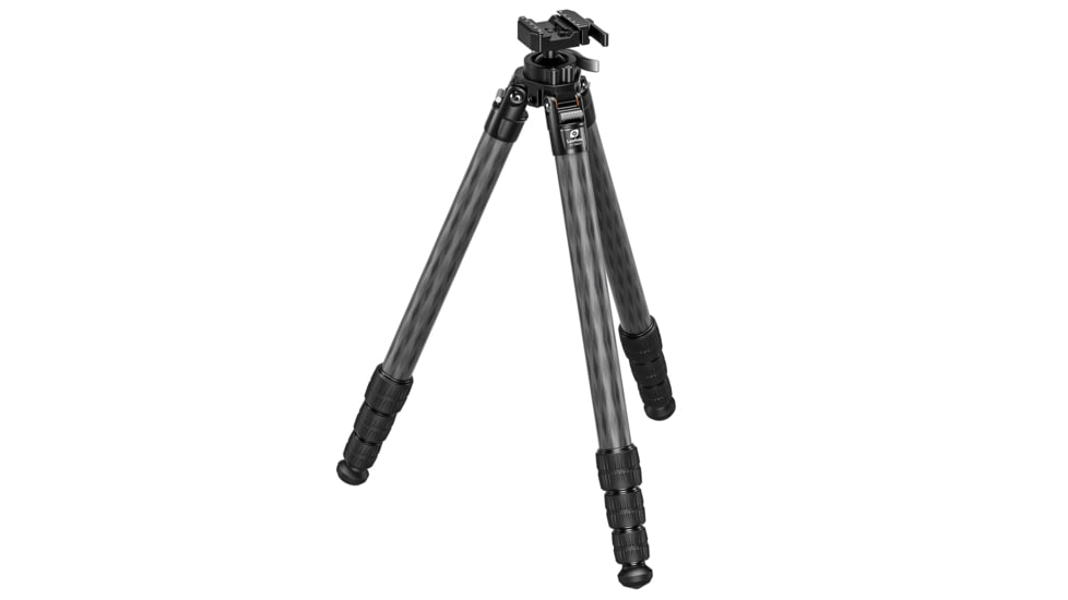 Leofoto ST-364CLX Outdoors Tripod w/ Integrated Lever-Control Ballhead&amp;Lever-Release Clamp, Black, ST-364CLX