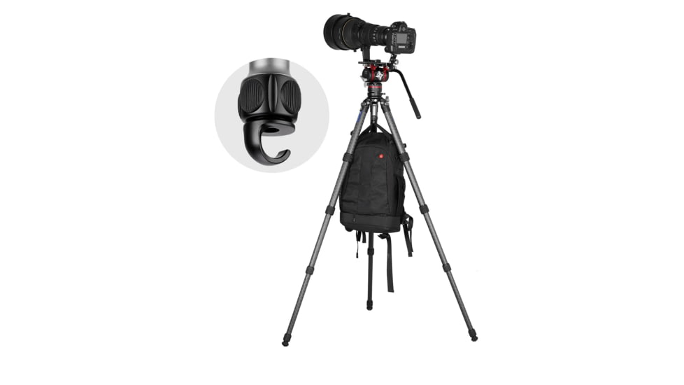 Leofoto YB-75LC Leveling Base w/ Handle for 75mm Bowl, Arca, Black, YB-75LC