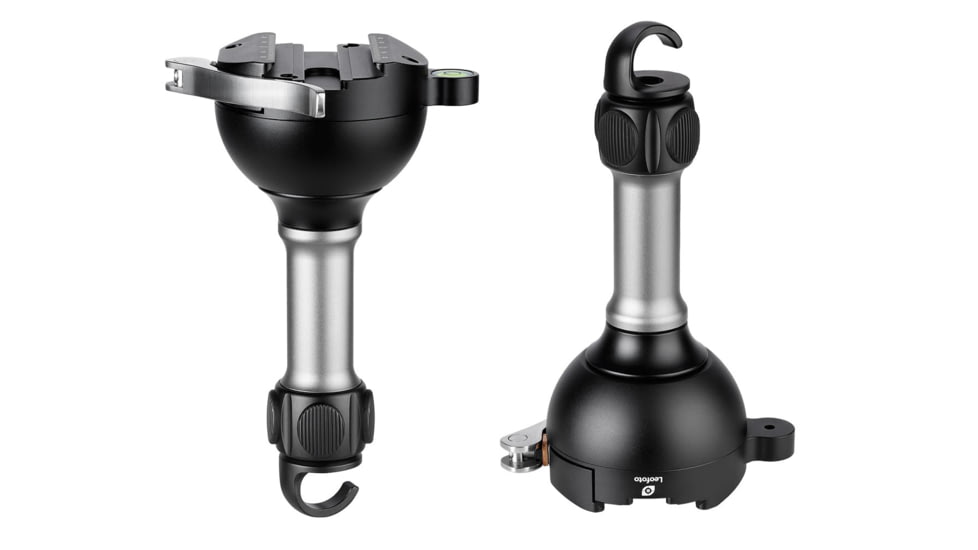 Leofoto YB-75LC Leveling Base w/ Handle for 75mm Bowl, Arca, Black, YB-75LC