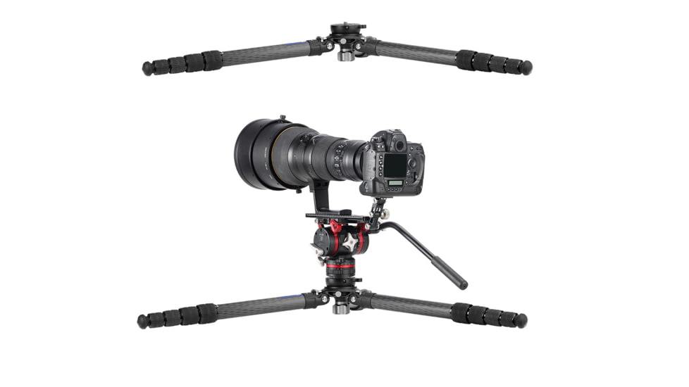 Leofoto YB-75LP Leveling Base w/ Handle for 75mm Bowl - 3/8, Black, YB-75LP