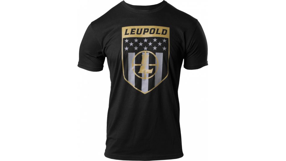 Leupold American Reticle Badge Premium Tee - Mens, Black, M, 179112