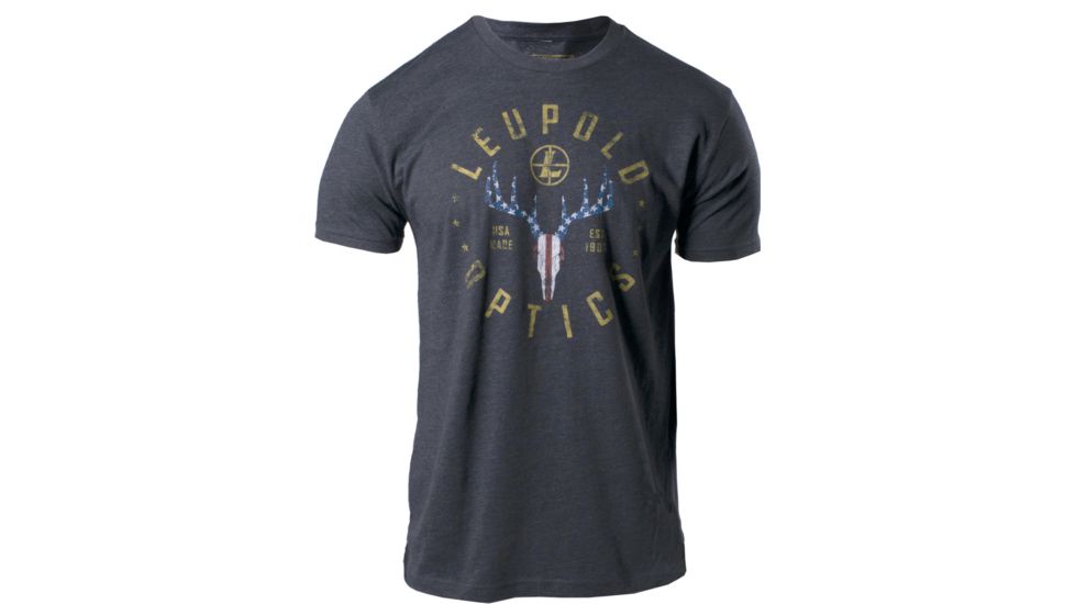 Leupold American Whitetail Premium Tee - Mens, Charcoal, M, 179141