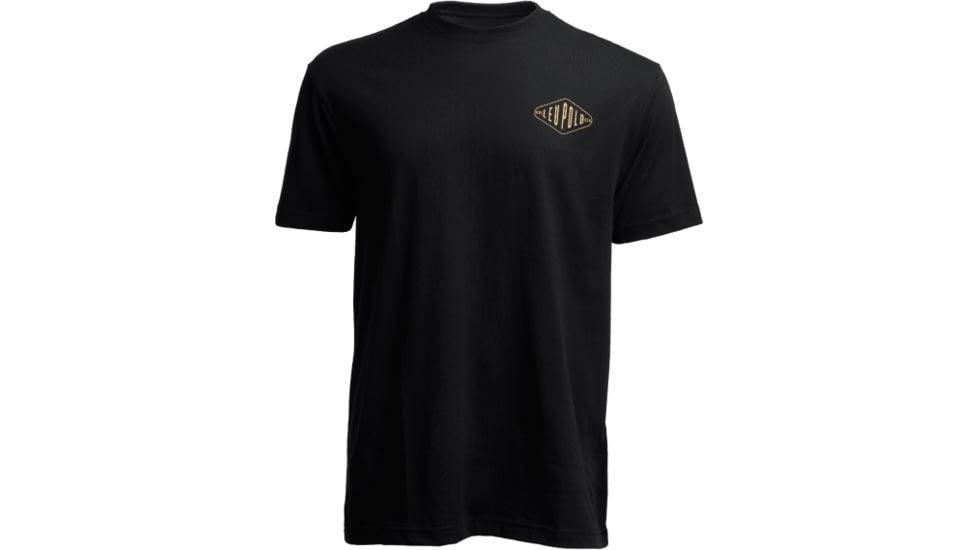 Leupold Diamond Badge Graphic T-Shirt, Large, Black, 186495