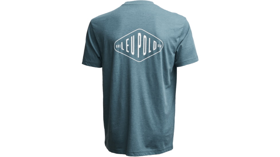 Leupold Diamond Badge Graphic T-Shirt, Medium, Indigo, 186490