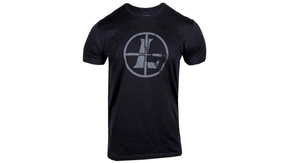 Leupold Distressed Reticle T-Shirt - Men's, Large, Black, 182914