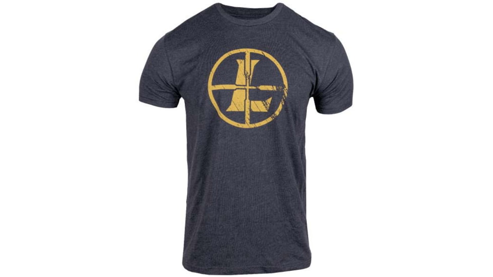Leupold Distressed Reticle T-Shirt - Men's, 3XL, Charcoal Heather, 182922