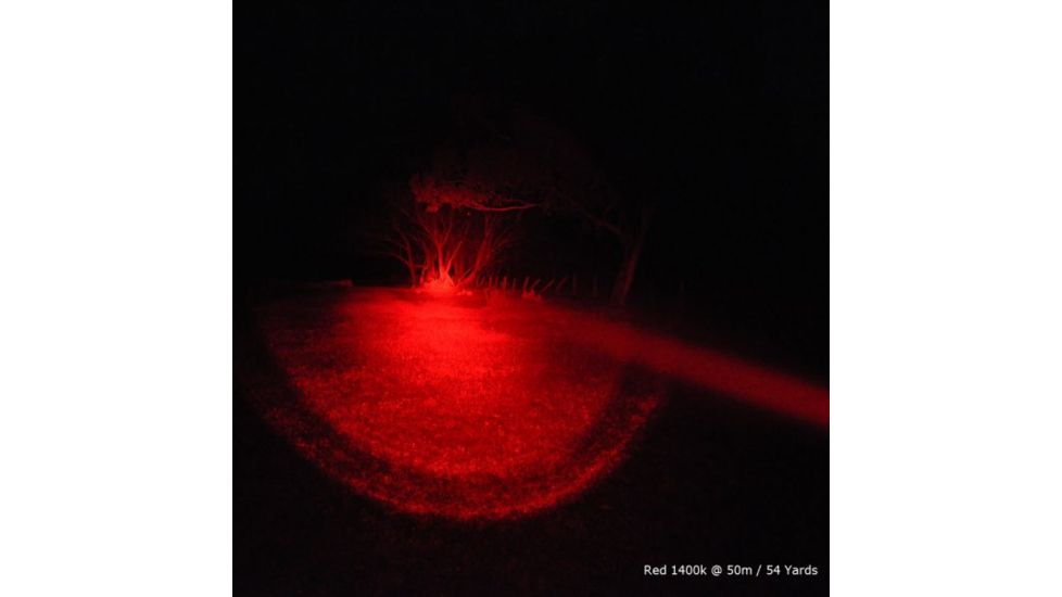 Lightforce Performance Lighting Handheld/Firearms Mounted Flashlight w/Red LED CBPRED6XP-R