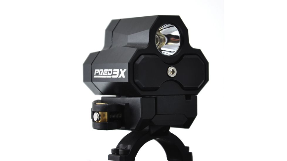 Lightforce Performance Lighting PRED3X Firearm Mounted Compact LED Light - 220 lumens (mount sold separately), Black CBPRED3X