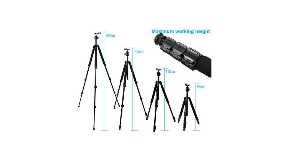 Longshot by Target Vision Large Tripod, Black, TV-AT102