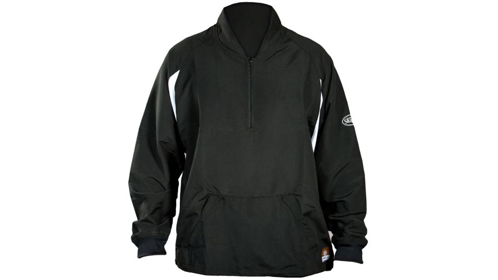 Louisville Slugger Youth Slugger Batting Cage Pull-Over Long Sleeve,Black,Small LS1432-YS-BK