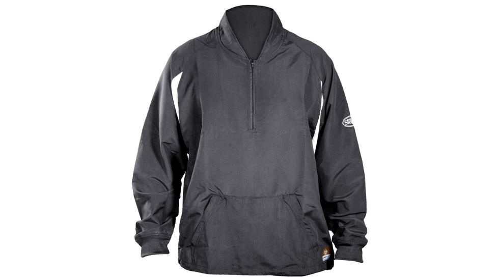 Louisville Slugger Youth Slugger Batting Cage Pull-Over Long Sleeve,Grey,Small LS1432-YS-GY