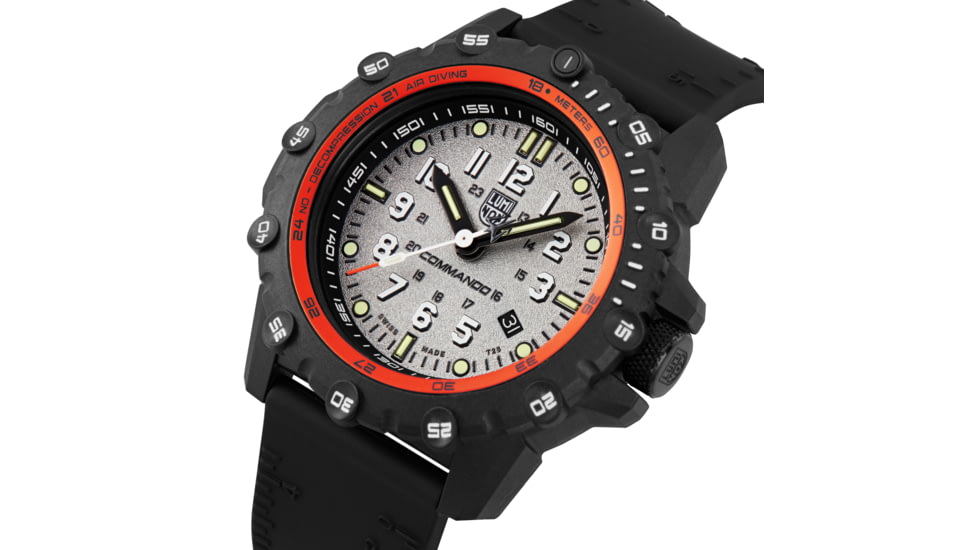 Luminox Commando Frogman Watch, Grey/White, 46mm, XS.3301