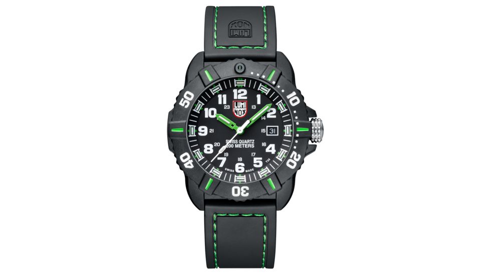 Luminox Coronado Watches, Black/Green, 44 mm, 3037