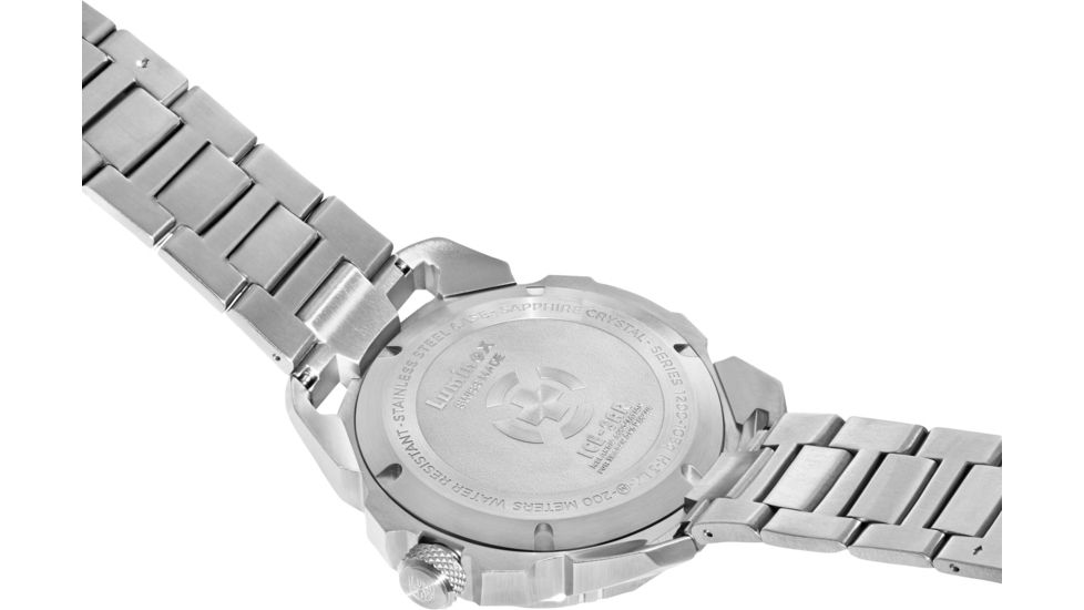 Luminox Ice Sar Arctic Steel Watches, Black/Red, 46 mm, 1202