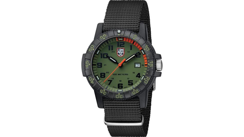 Luminox Leatherback Sea Turtle Giant Watches, Black/Green, 44 mm, 337