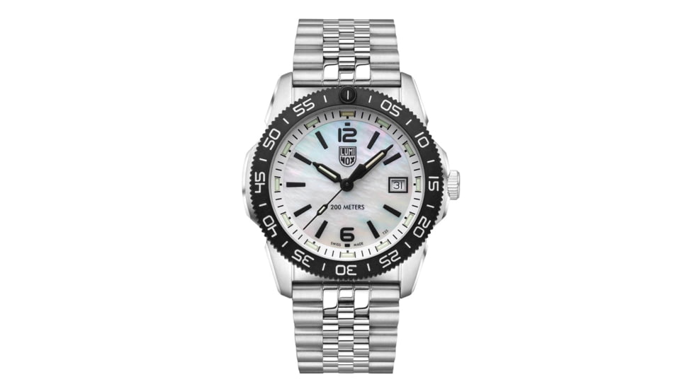 Luminox Watches Pacific Diver Ripple, Mother of Pearl, 39 mm, Dive Watch, 6885546852375
