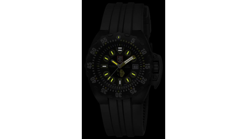 LUMINOX Scott Cassell Special Edition, Black/Yellow/White, 44mm A.1526