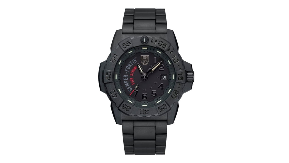 Luminox Watches Navy SEAL 3500, 45mm, Military Dive Watch, Semper Fortis, 8879971106839