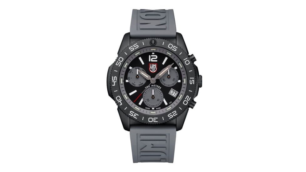 Luminox Watches Pacific Diver Chronograph, 44mm Dive Watch, Graphite Grey, 8834663251991