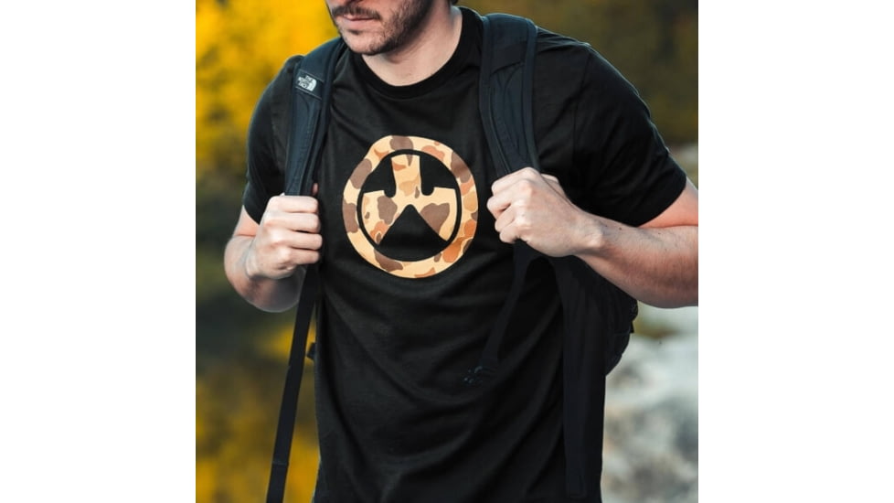 Magpul MAG1527-001-XL Raider Camo Icon CVC Black Cotton/Polyester Short Sleeve