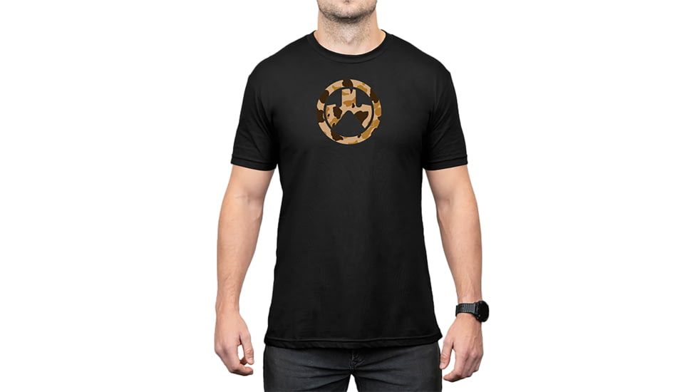 Magpul Industries Raider Camo Icon CVC Graphic T-Shirts - Men's, Black Cotton/Polyester Short Sleeve, 3XL, MAG1527-001-3XL