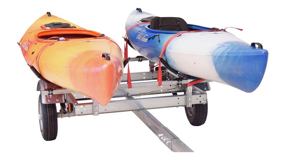 Malone Auto Racks EcoLight 2 Kayak Trailer Package, 2 V-Racks, MPG586XV