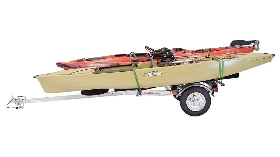 Malone Auto Racks MicroSport Low Bed Trailer w/ 78in Load Bars, MPG464-LB