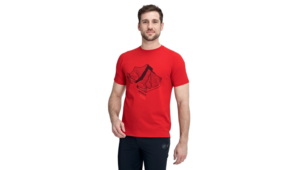 Mammut Mountain T-Shirt - Mens, Magma, Small, 1017-09845-3465-113