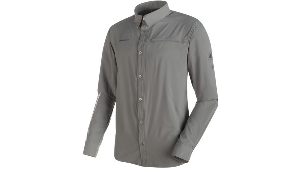Mammut Trovat Advanced Longsleeve Shirt - Men's-Titanium-X-Large