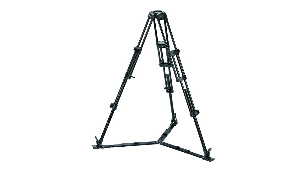 Manfrotto Bogen 100mm Bowl 2-stage Black Light Weight Aluminum Video Tripod 515MVB