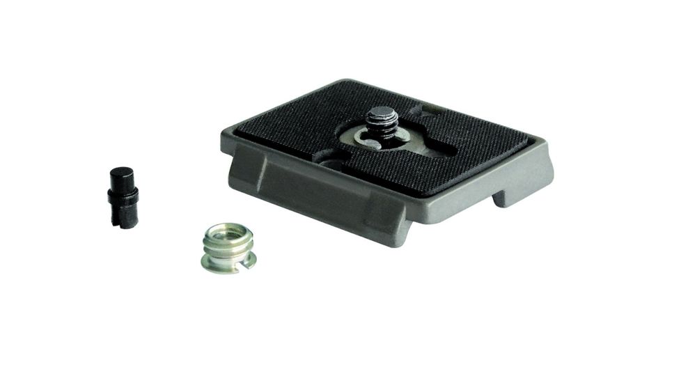 Manfrotto Quick Release Plate with 1/4'' Screw and Rubber Grip 200PL