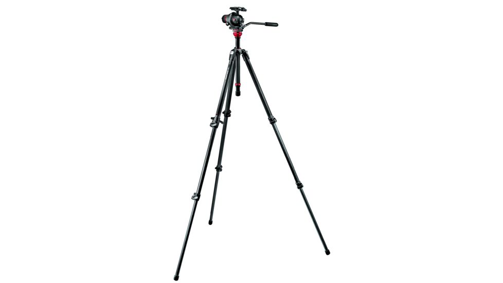 Manfrotto Collections, Photomovie Series Kits - 055 Carbon Fiber Tripod w/3S Photo Movie Head 755CX3-M8Q5