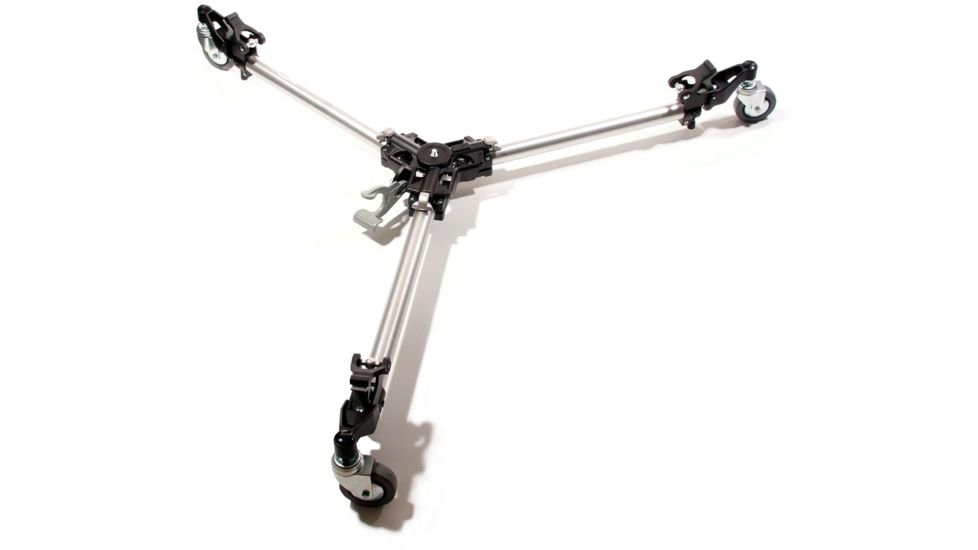 Manfrotto Bogen Folding Auto Dolly for Twin Spiked Metal Feet Tripods 181