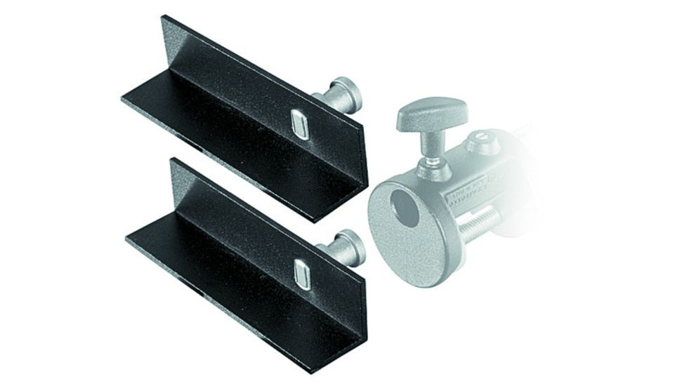 Manfrotto Bogen Set Of 2 Mini L-brackets For Mini Clamp 204