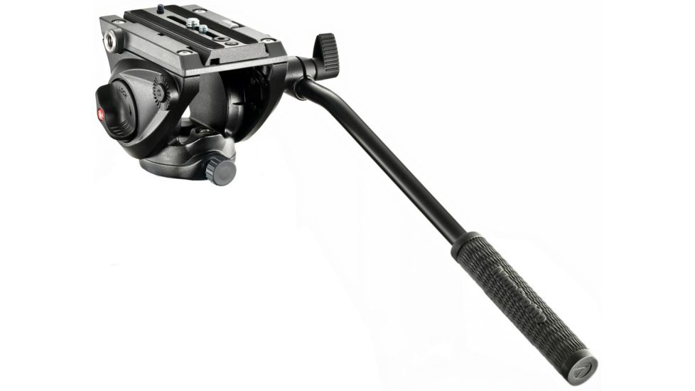 Manfrotto Pro Fluid Head, Flat Base MVH500AH