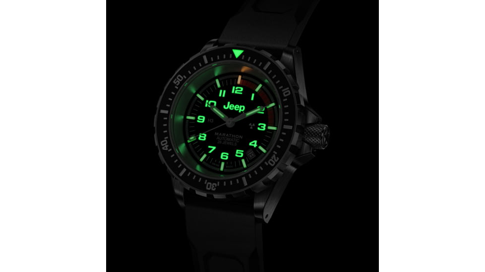 Marathon Jeep Rubicon GSAR Watches, 41mm, Stainless Steel, Black, WW194006SS-4130