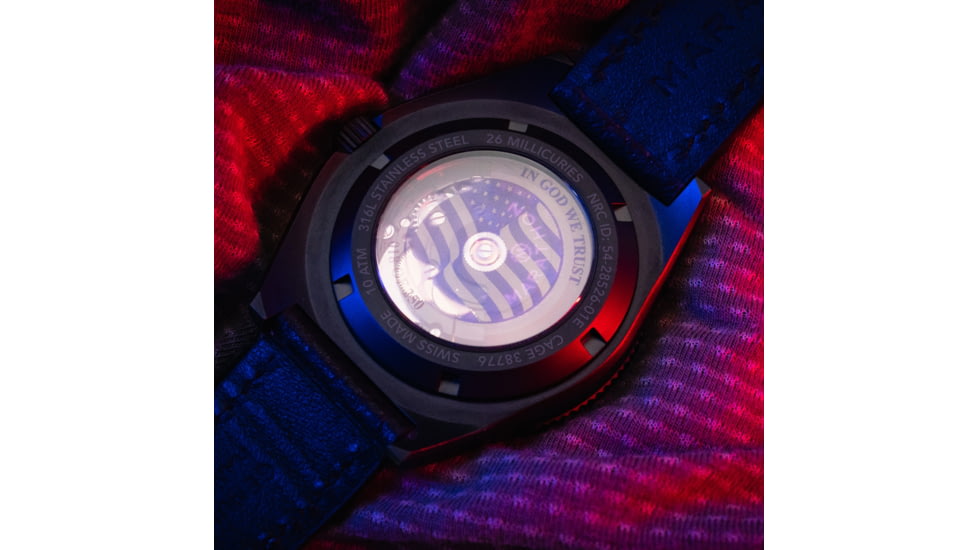 Marathon Limited 250 Edition SSNAV-D Auto Unisex Watch, 41mm Case Diameter, Leather, Black, WW194030AN-US250 
