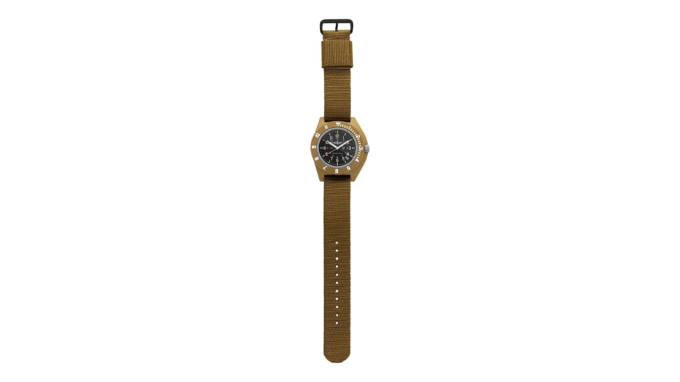 Marathon Pilots Navigator Wristwatch w/Date and Tritium, Duvdevan Wristwatch, Desert Tan, WW194013DT-0602