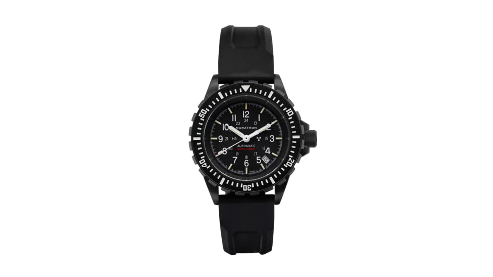 Marathon Search and Rescue Divers Automatic Wristwatch, GSAR, Anthracite Black Sterile, WW194006BK-0130