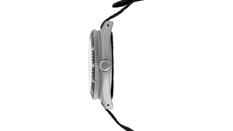 Marathon Steel Navigator, Black Nylon Ballistic Strap 12in, Black, 41mm, WW194001SS-0803