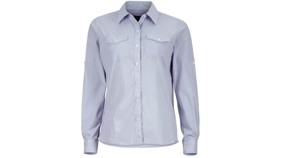 Annika Long Sleeve Shirt - Womens-Lavender Haze-X-Small