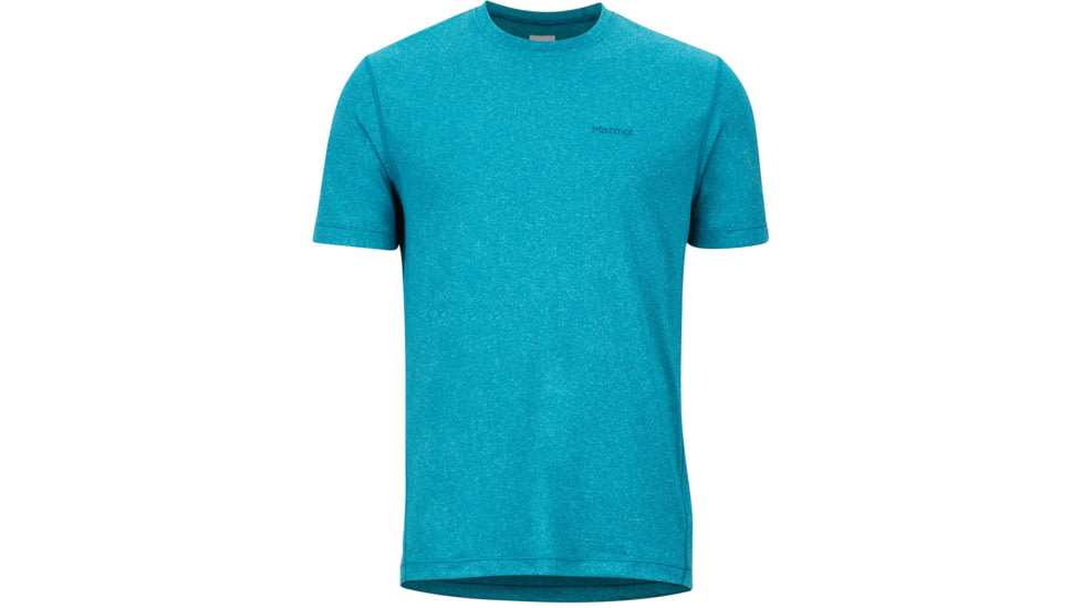 Marmot Conveyor T-Shirt - Mens, Moroccan Blue Heather, Medium, 51820-3571-MBH-M
