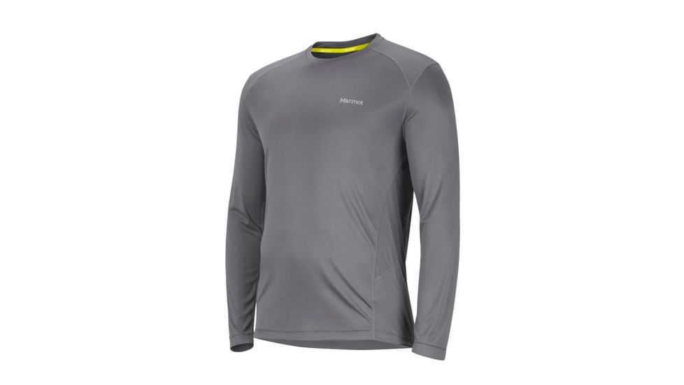 Marmot Windridge Long Sleeve T-Shirt - Mens, Cinder, 2XL 60410-1415-XXL